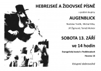 Koncert hebrejskch a idovskch psn (skupina Augenblick)